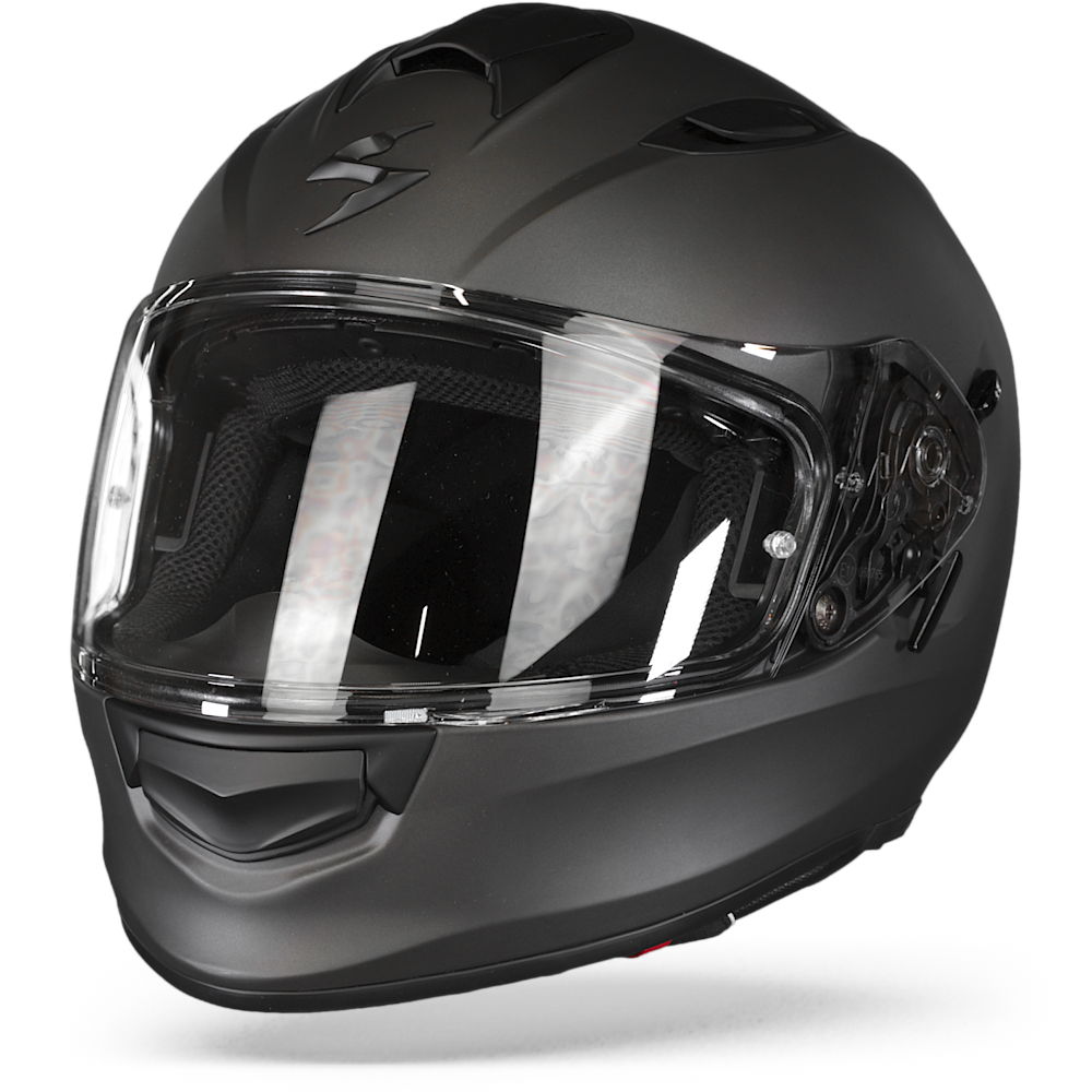 Image of Scorpion EXO-491 Solid Matt Anthracite Full Face Helmet Size L ID 3399990092001