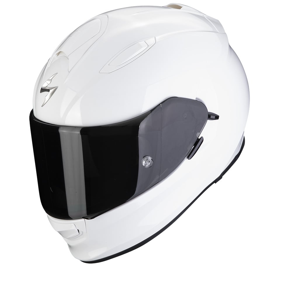Image of Scorpion EXO-491 Solid White Full Face Helmet Size S EN