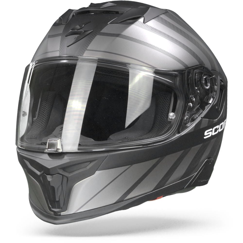 Image of Scorpion EXO-520 Air Shade Matt Black Neon Yellow Full Face Helmet Talla 2XL