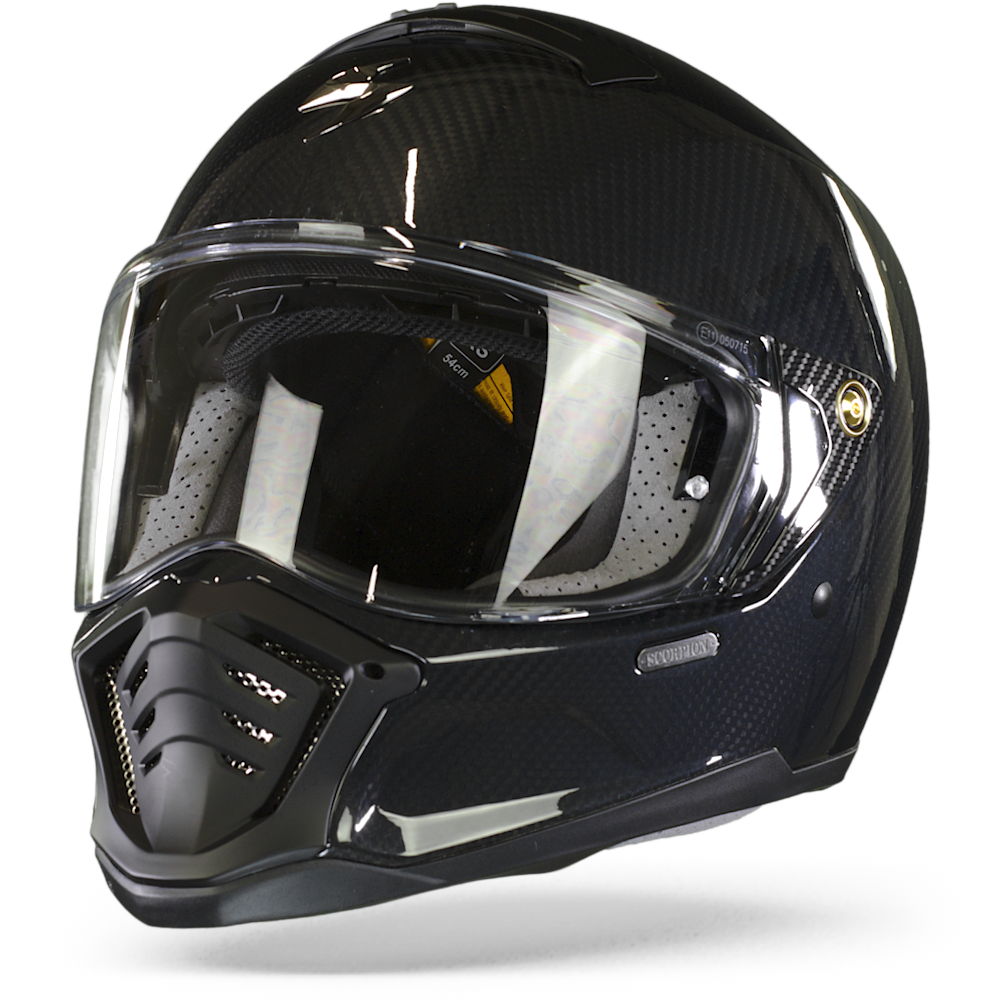 Image of Scorpion EXO-HX1 Carbon Se Solid Black Full Face Helmet Size XS EN