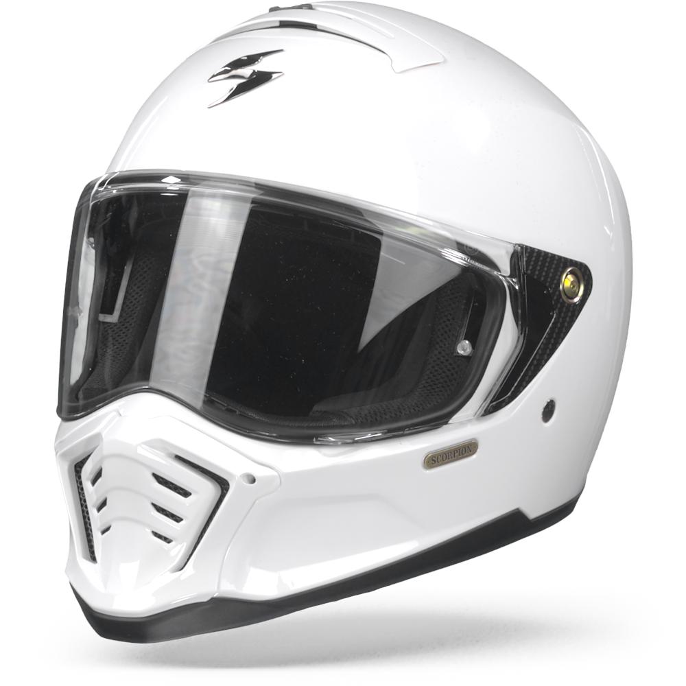 Image of Scorpion EXO-HX1 Solid Blanc Casque Intégral Taille 2XL