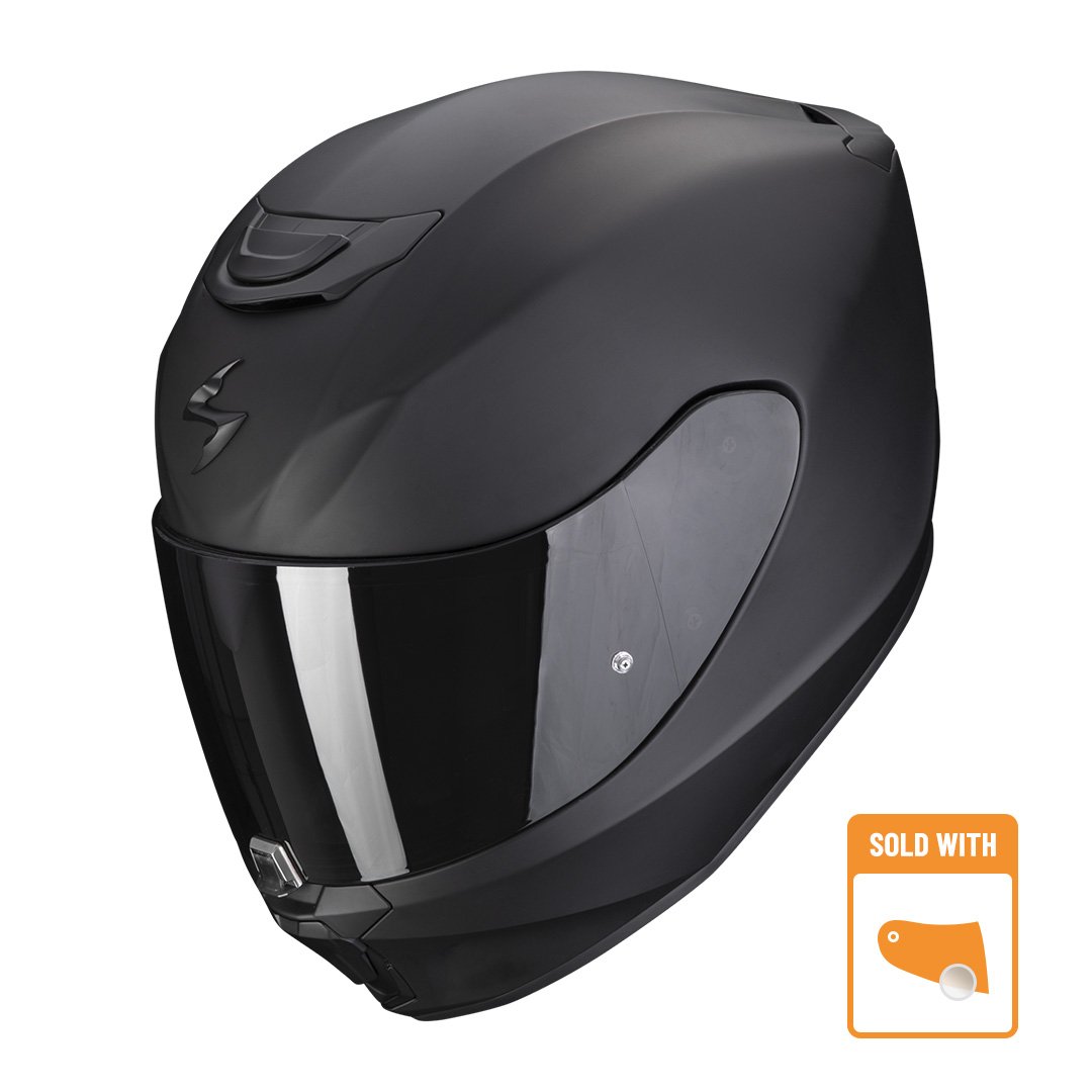 Image of Scorpion Exo-391 Solid Mat Noir Casque Intégral Taille S