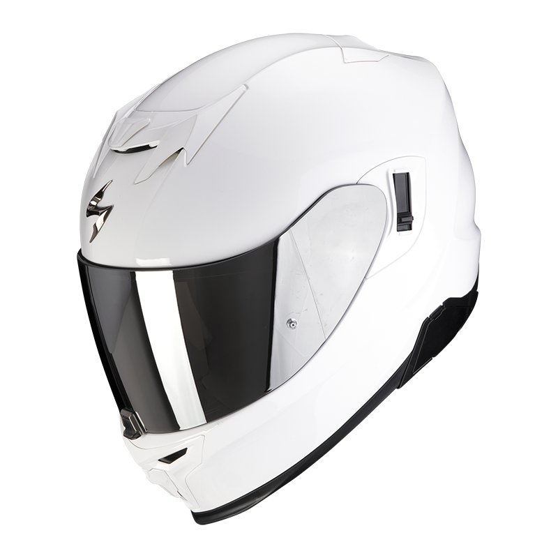 Image of Scorpion Exo-520 Evo Air Solid White Full Face Helmet Size M EN