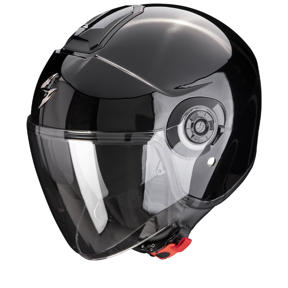 Image of Scorpion Exo-City II Solid Black Jet Helmet Size 2XL ID 3399990110019