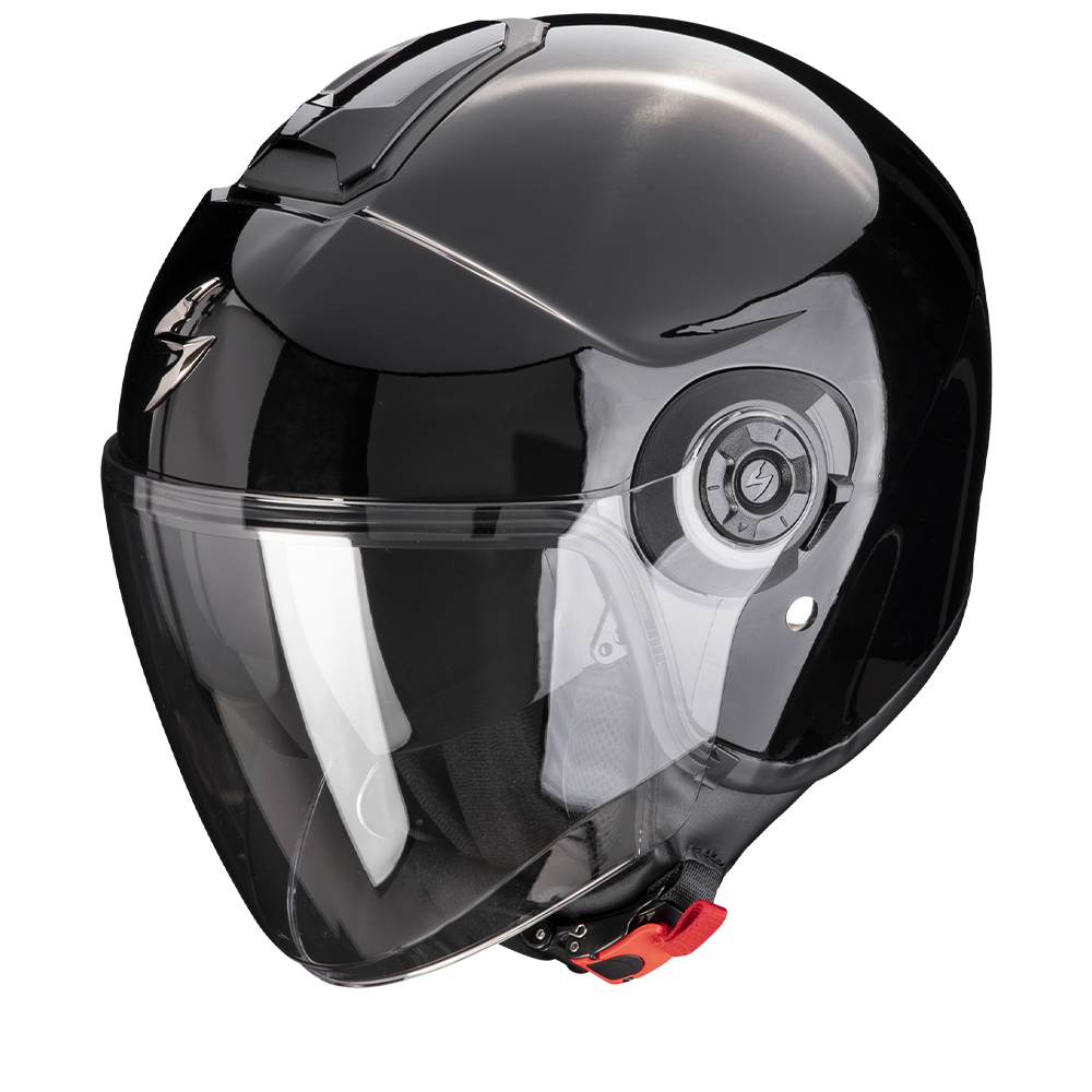 Image of Scorpion Exo-City II Solid Black Jet Helmet Size XL EN