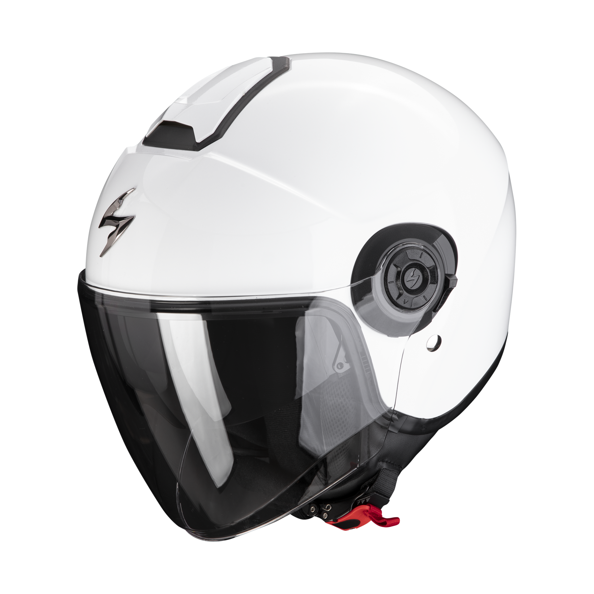 Image of Scorpion Exo-City II Solid White Jet Helmet Size XXS EN