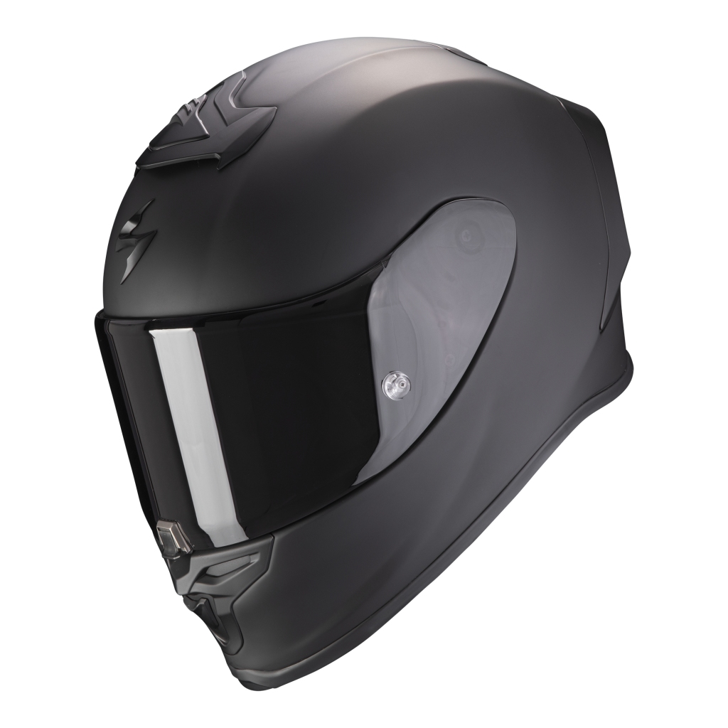 Image of Scorpion Exo-R1 Evo Air Solid Matt Black Full Face Helmet Size L ID 3399990104803