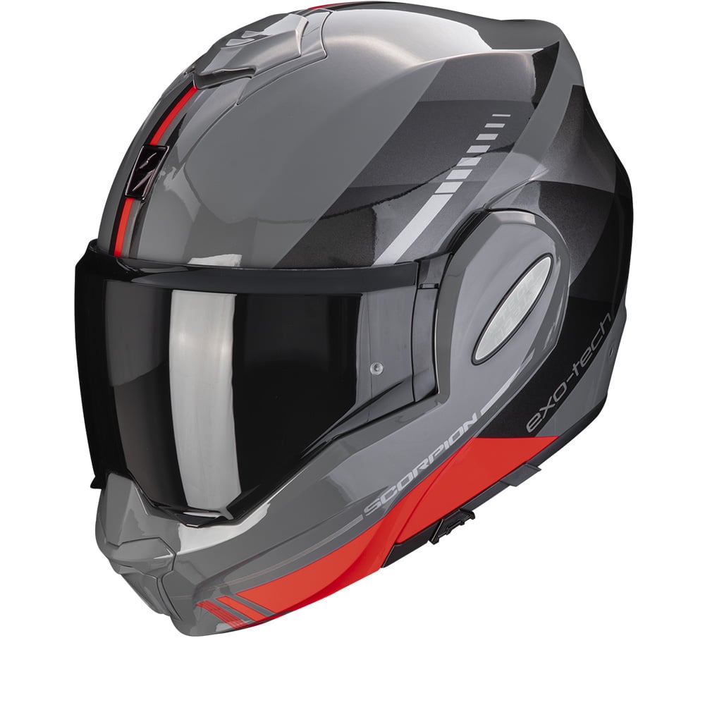 Image of Scorpion Exo-Tech Evo Genre Grey-Black-Red Taille S