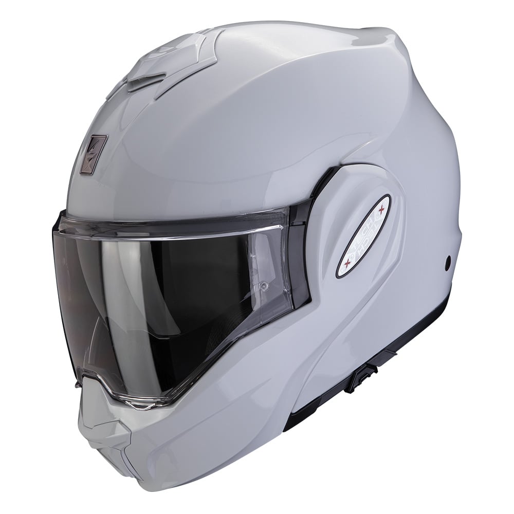 Image of Scorpion Exo-Tech Evo Pro Solid Light Grey Modular Helmet Talla 2XL