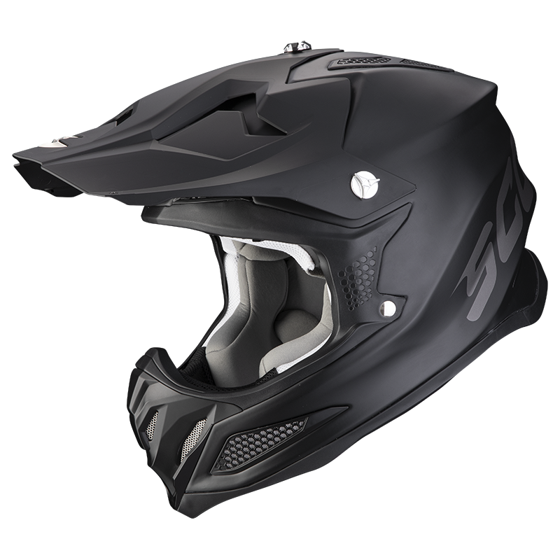 Image of Scorpion VX-22 Air Matt Black Offroad Helmet Size M ID 3399990094302