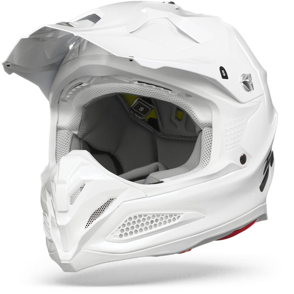Image of Scorpion VX-22 Air Solid White Offroad Helmet Size M EN