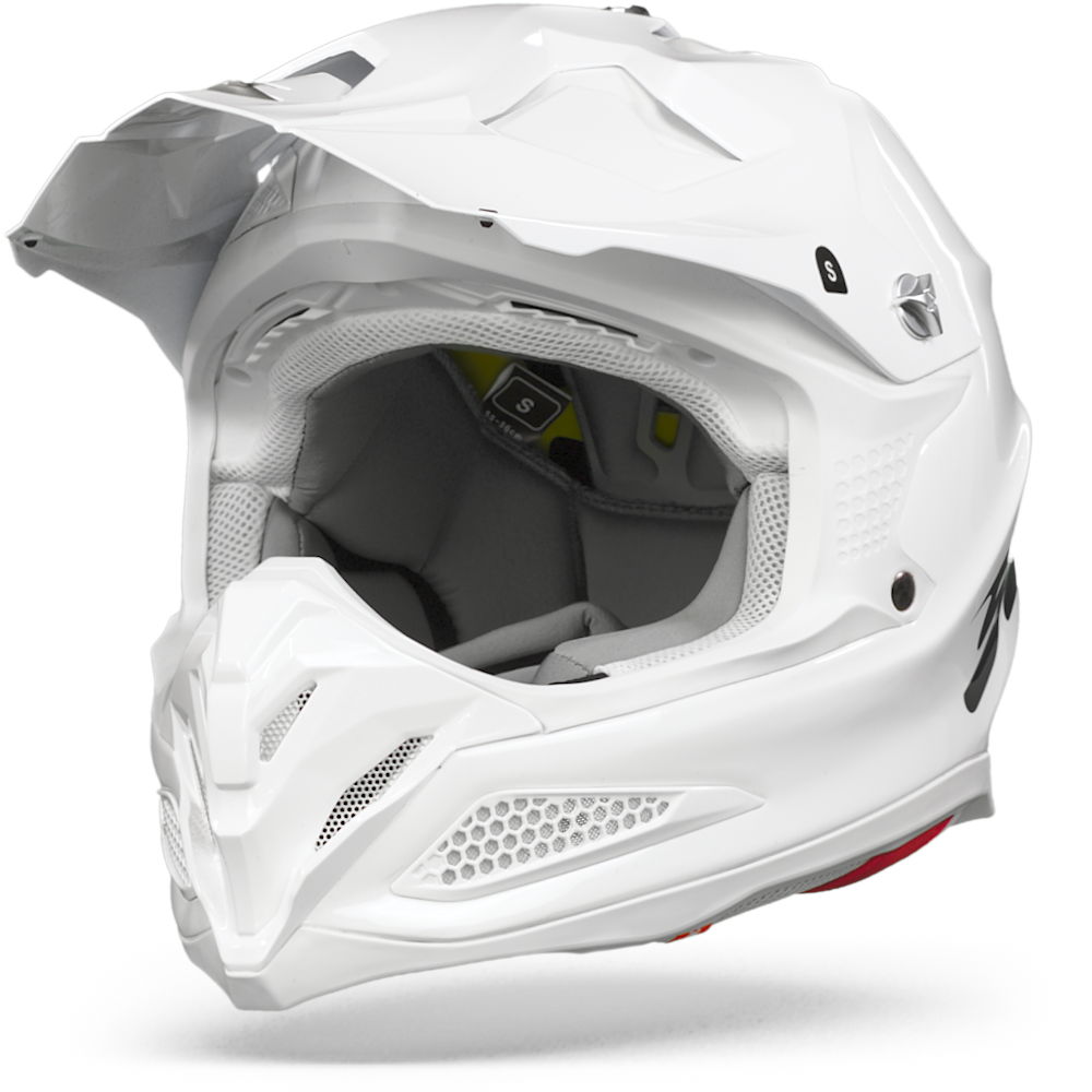 Image of Scorpion VX-22 Air Solid White Offroad Helmet Size XL ID 3399990094272