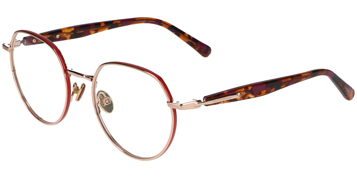 Image of Scotch & Soda 3028 401 50 Złote Damskie Okulary Korekcyjne PL