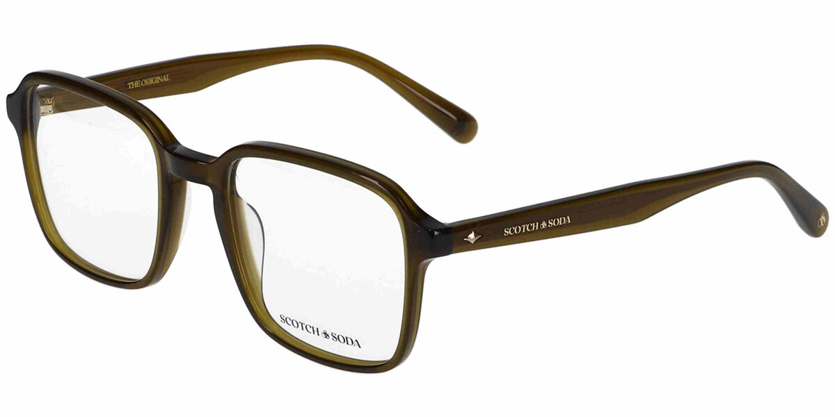 Image of Scotch & Soda 4036 550 53 Zielone Męskie Okulary Korekcyjne PL