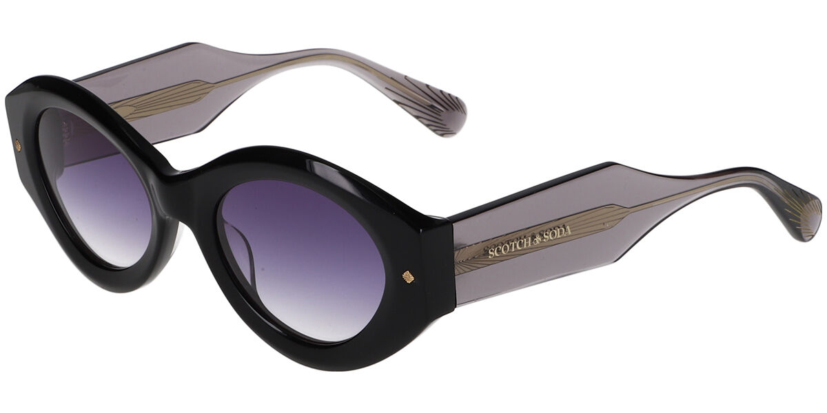 Image of Scotch & Soda 7030 001 51 Lunettes De Soleil Femme Noires FR