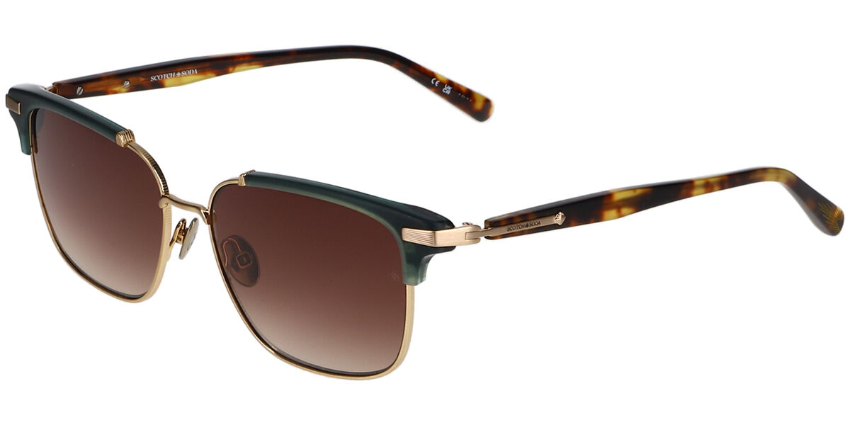 Image of Scotch & Soda 8014 462 55 Lunettes De Soleil Homme Dorées FR