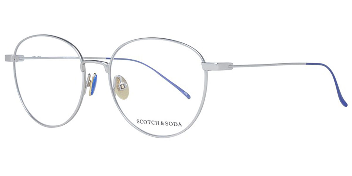 Image of Scotch & Soda SS1006 785 52 Srebrne Męskie Okulary Korekcyjne PL