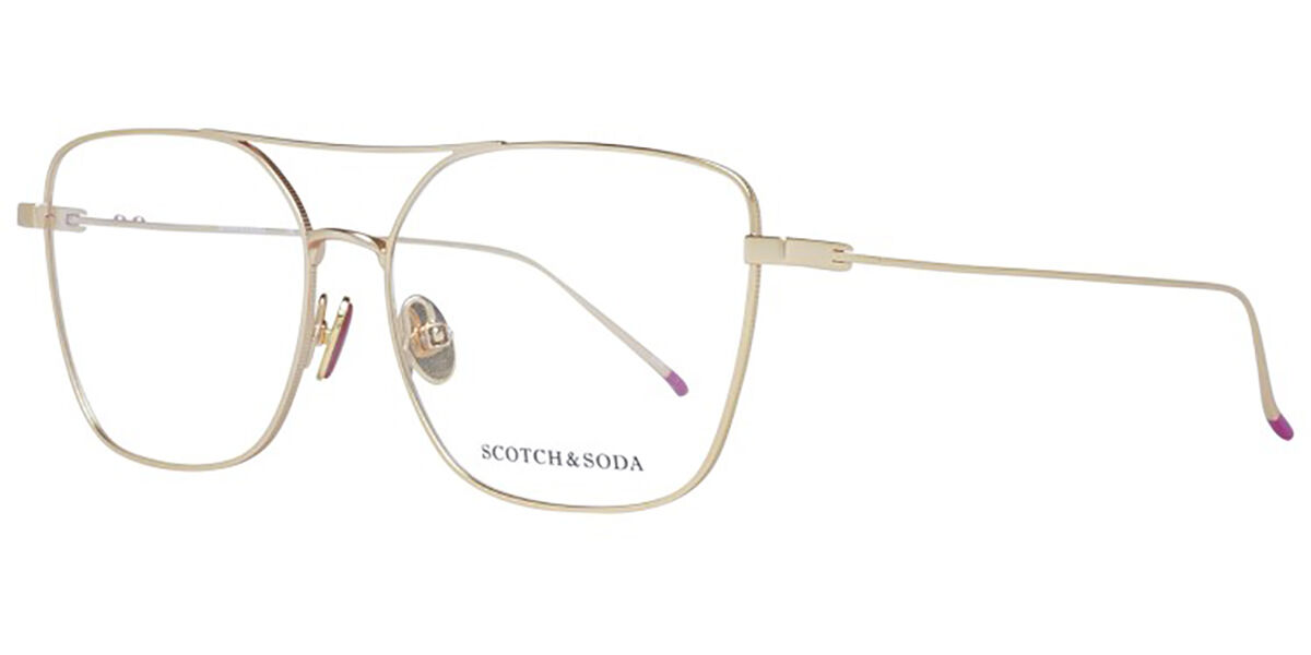 Image of Scotch & Soda SS1008 456 Óculos de Grau Dourados Masculino BRLPT