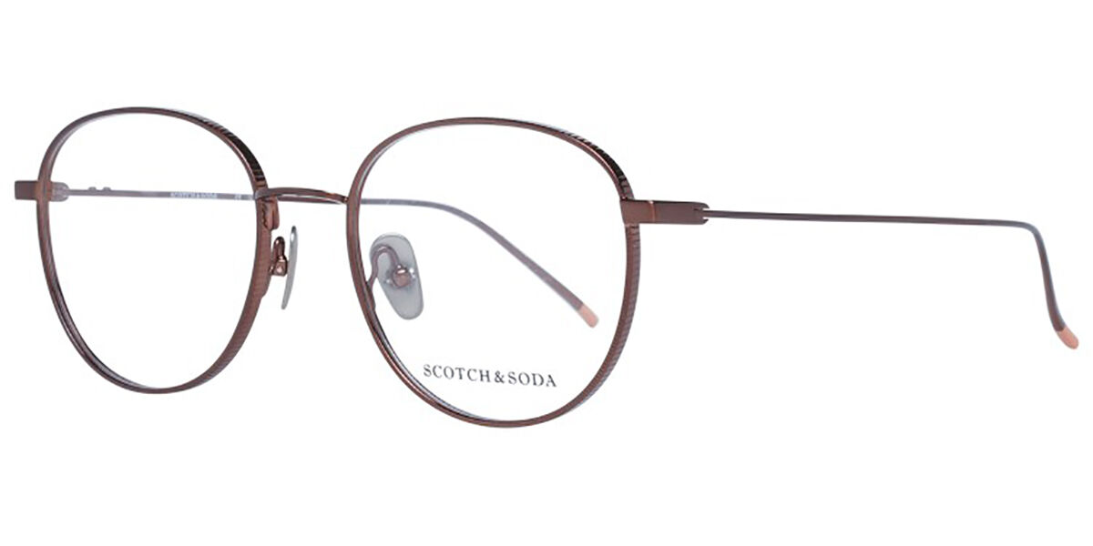 Image of Scotch & Soda SS2001 186 Óculos de Grau Marrons Masculino BRLPT