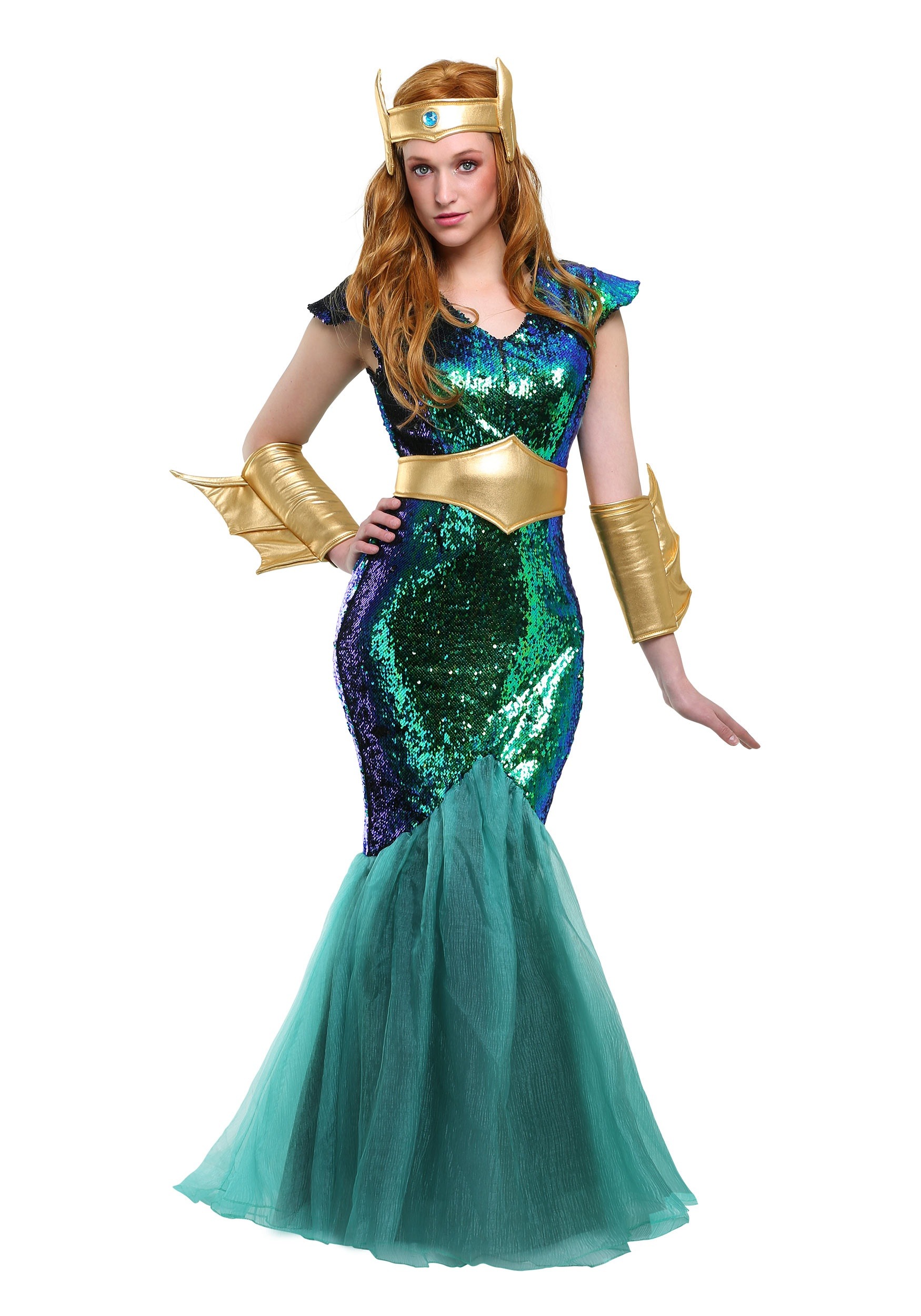 Image of Sea Siren Costume for Women ID FUN3698AD-S