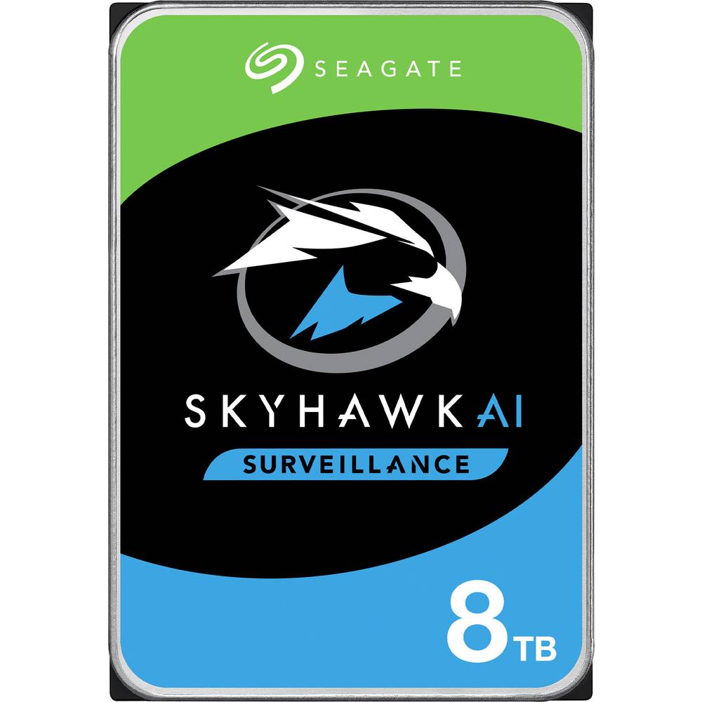 Image of Seagate SkyHawkâ¢ AI 8 TB 35 (89 cm) internal HDD SATA 6 Gbps ST8000VE001