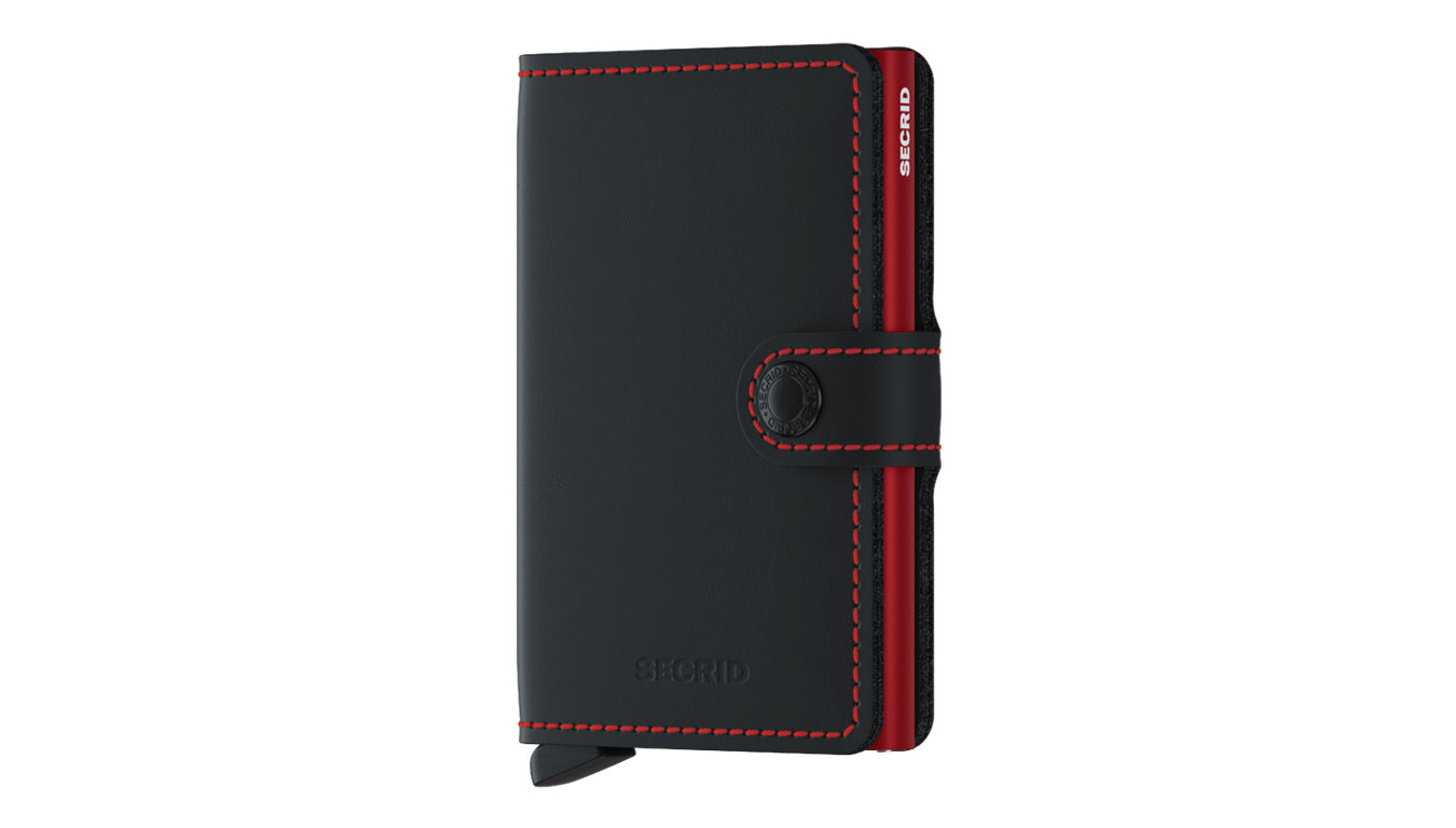 Image of Secrid Miniwallet Matte Black & Red CZ