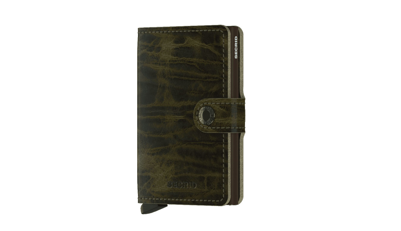 Image of Secrid Miniwallet Safiano Olive RO