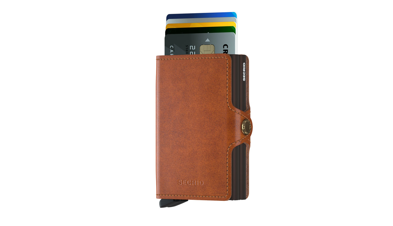 Image of Secrid Twinwallet Original Cognac-Brown RO