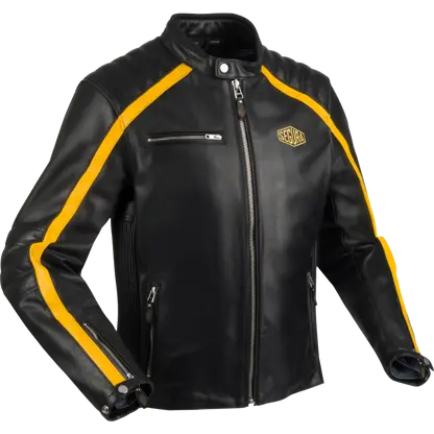 Image of Segura Jacket Formula Black Yellow Size XL EN