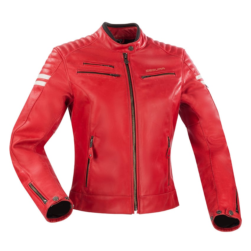 Image of Segura Lady Funky Rot Weiß Jacke Größe T0