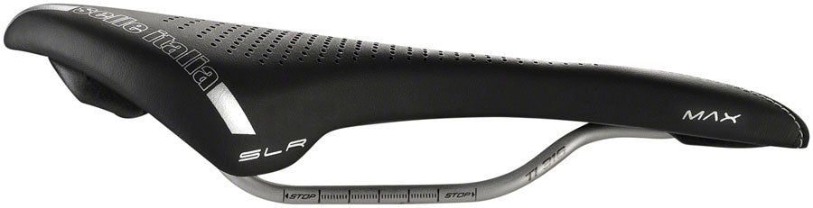 Image of Selle Italia Max SLR Gel Superflow Saddle - Titanium Black L3