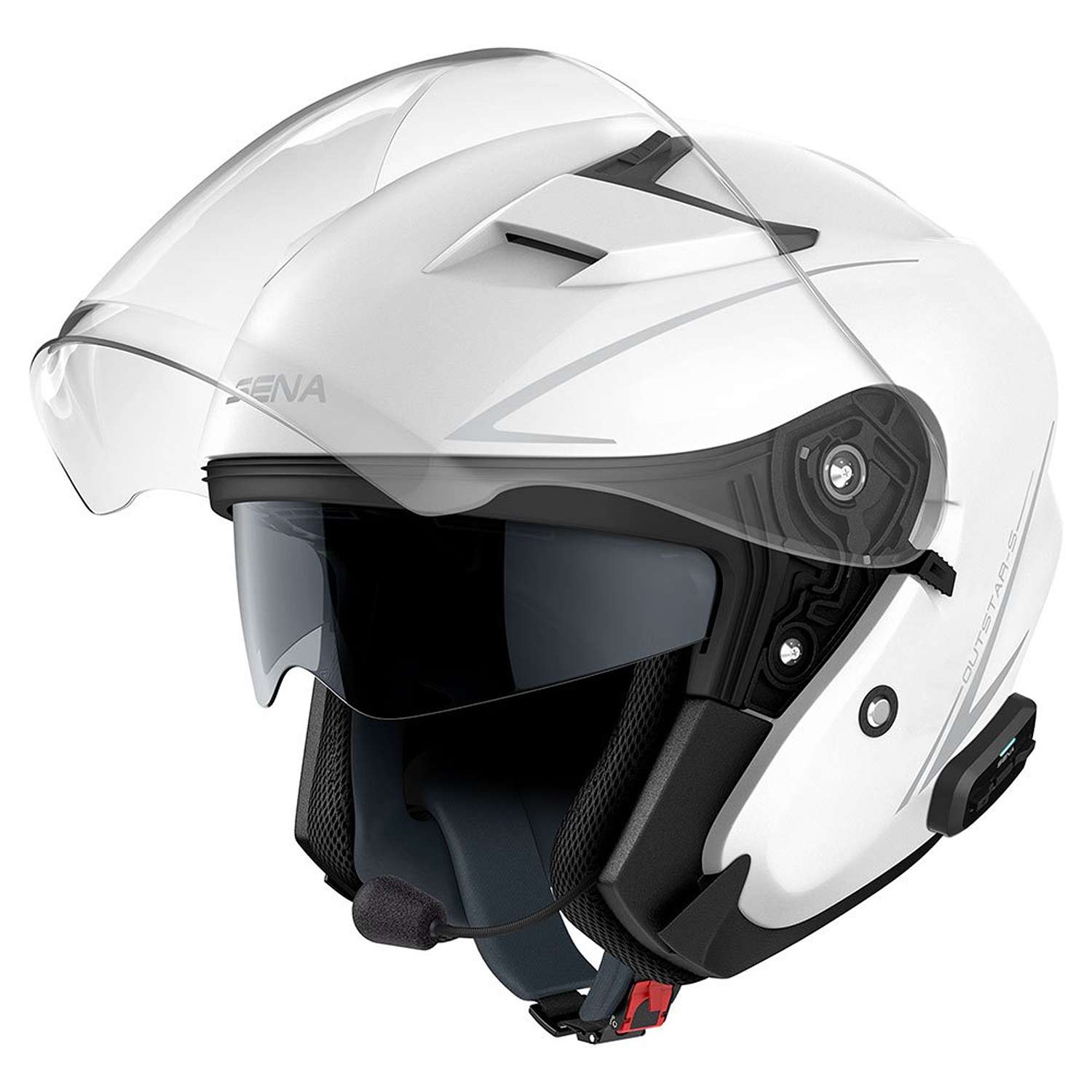 Image of Sena Helmet Outstar S White Größe M