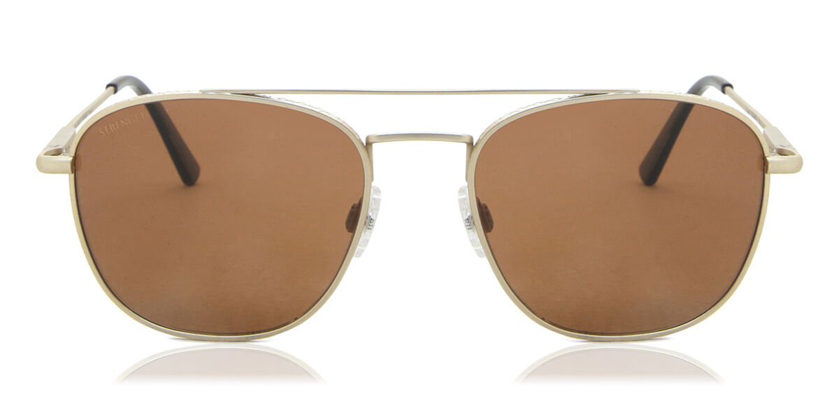 Image of Serengeti Carroll Polarized SS542004 Óculos de Sol Dourados Masculino BRLPT