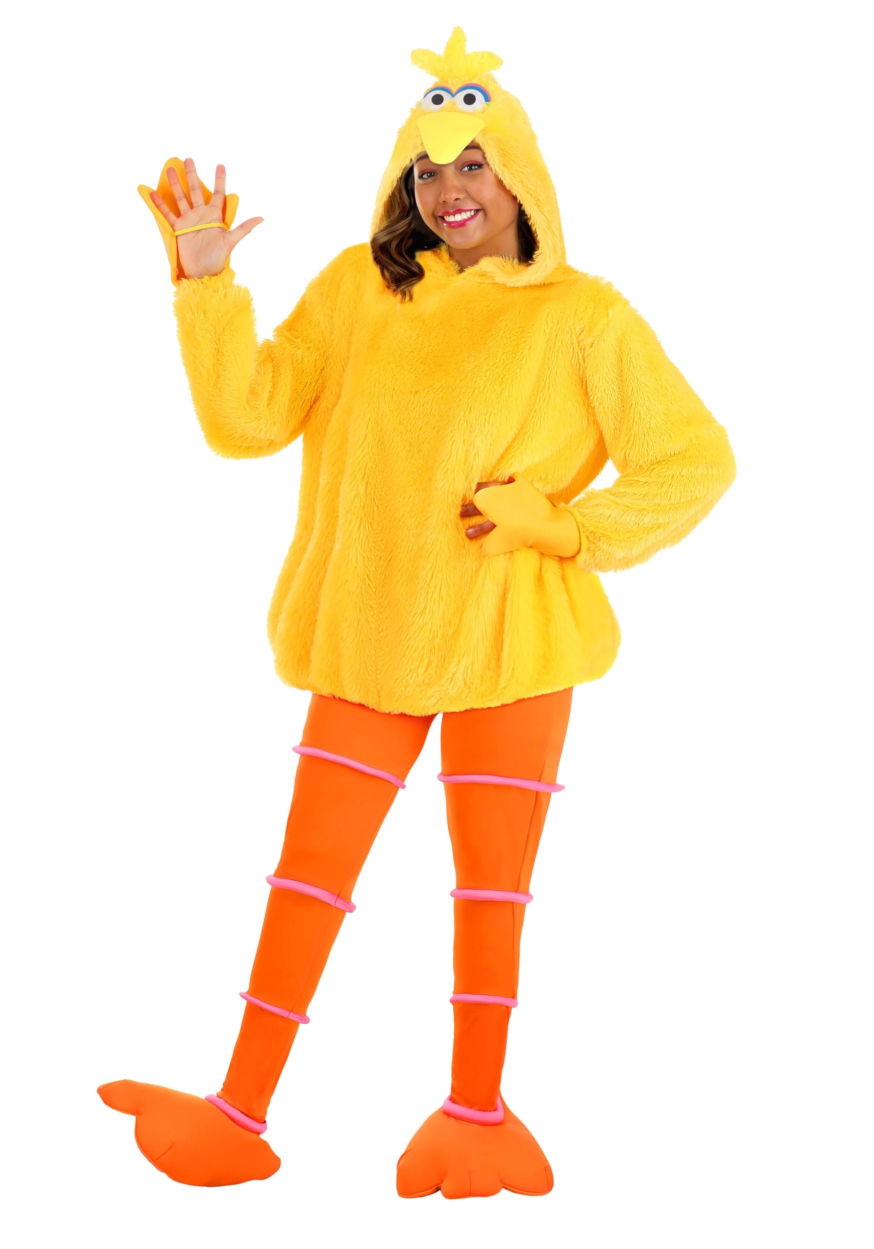 Image of Sesame Street Cozy Big Bird Costume for Women | Sesame Street Costumes ID FUN2554AD-M