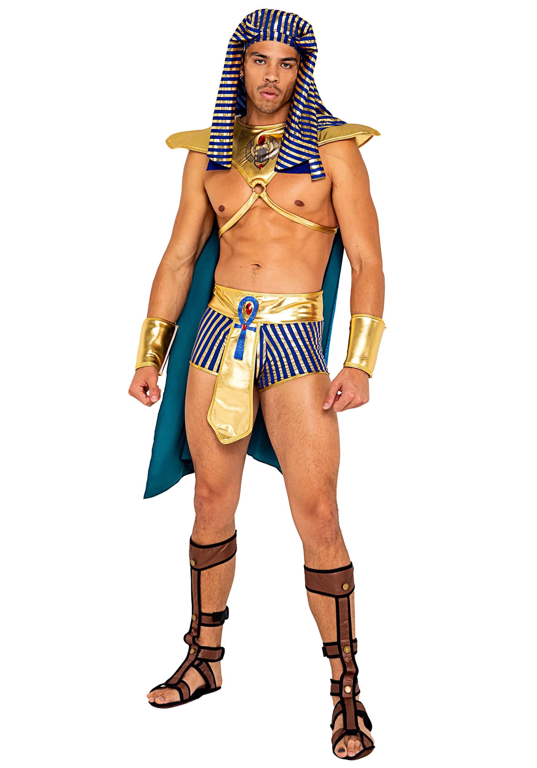 Image of Sexy Men's King Pharaoh of Egypt Costume ID RO5138-M
