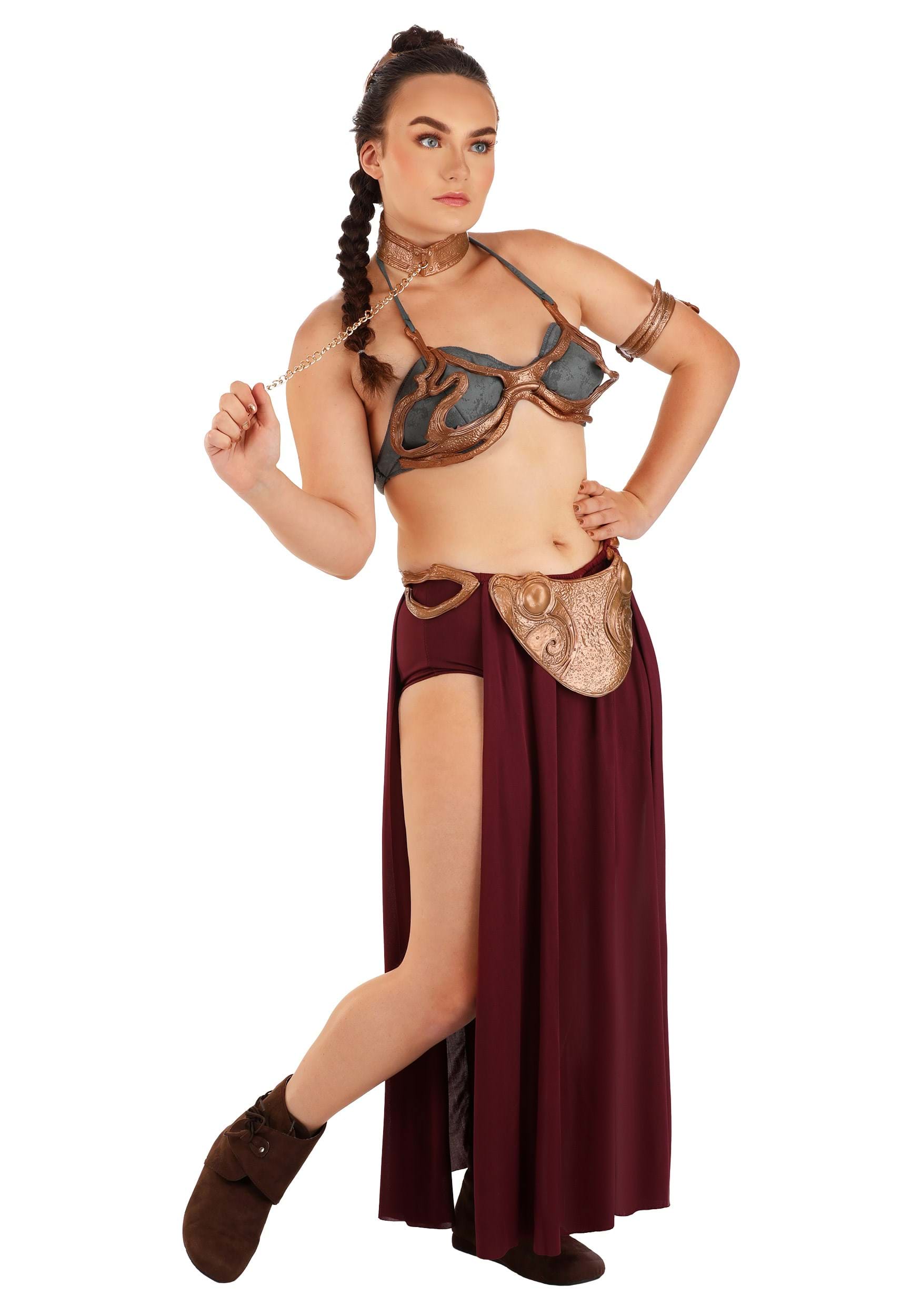 Image of Sexy Princess Leia Slave Costume | Star Wars Princess Leia Costume ID RU888611-XL
