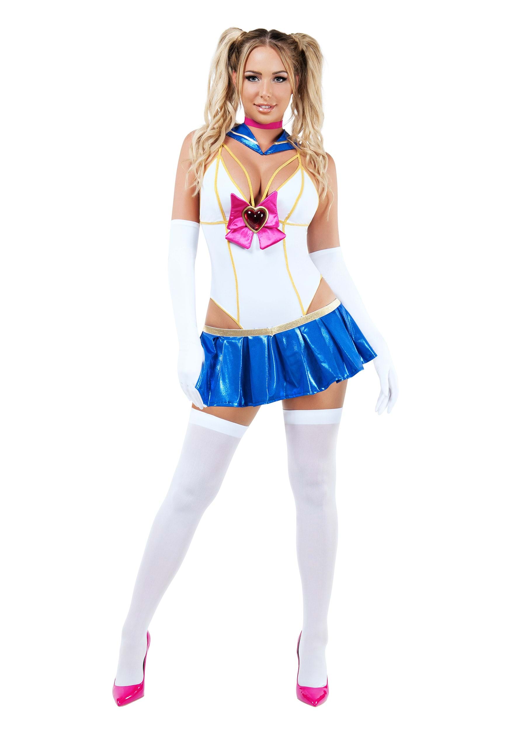 Image of Sexy Women's Anime School Girl Costume ID SLS9018-M