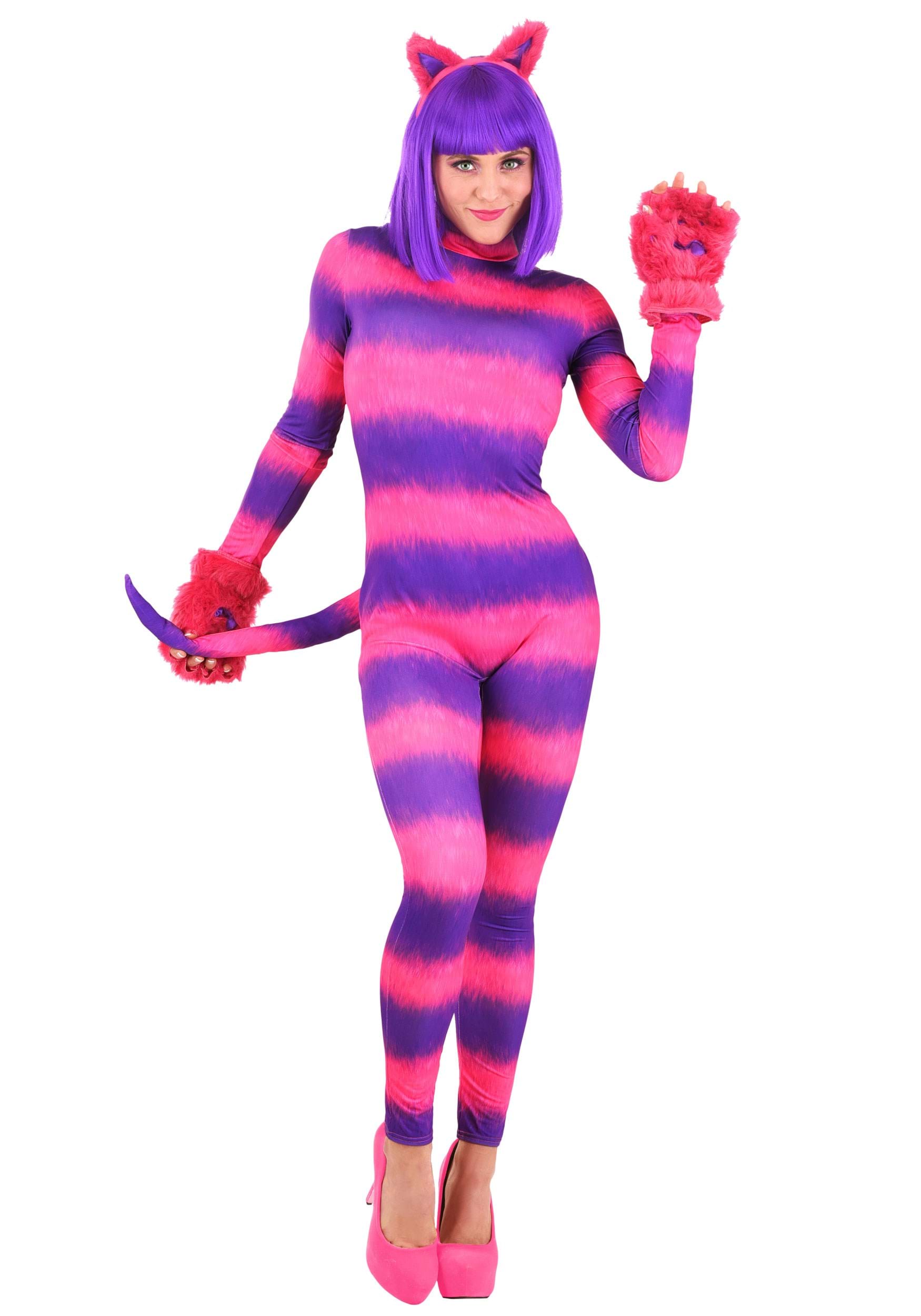 Image of Sexy Women's Cheshire Cat Bodysuit ID FUN0903AD-M