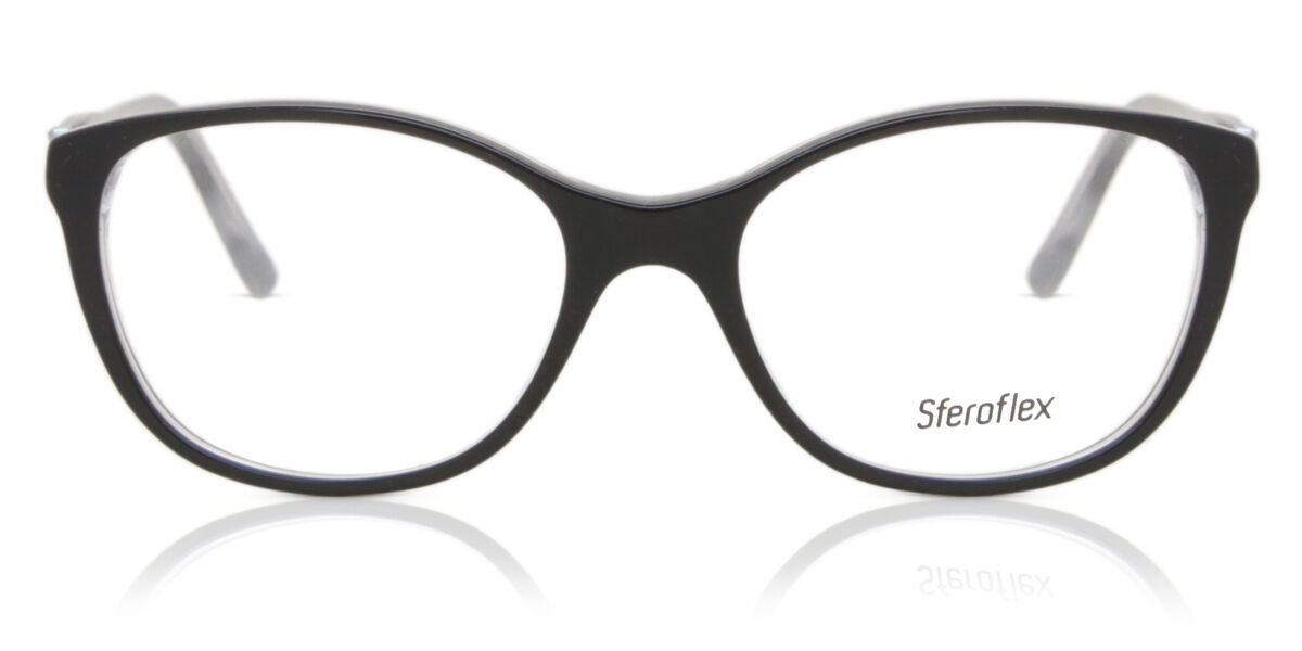 Image of Sferoflex SF1548 C562 Óculos de Grau Pretos Feminino PRT