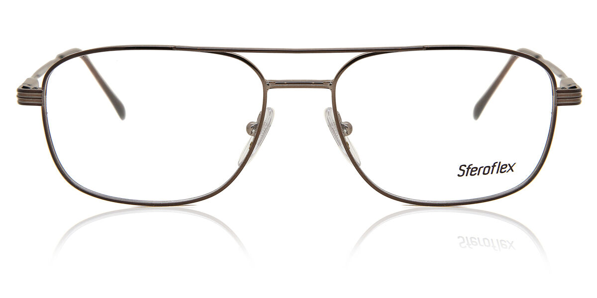 Image of Sferoflex SF2152 352 Óculos de Grau Marrons Masculino BRLPT