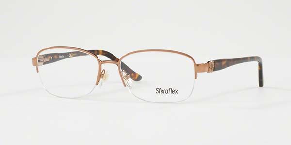 Image of Sferoflex SF2571 488 Óculos de Grau Marrons Feminino PRT