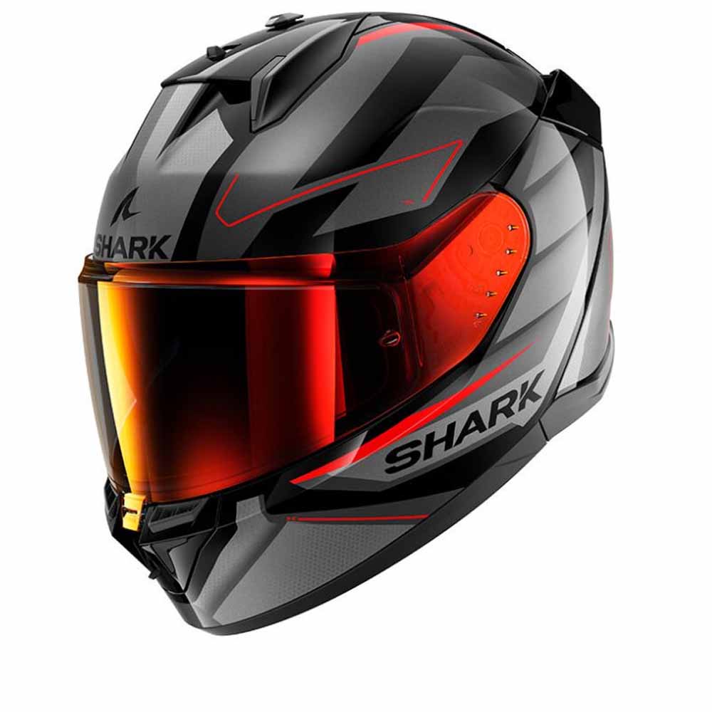 Image of Shark D-Skwal 3 Sizler Black Anthracite Red KAR Full Face Helmet Size 2XL ID 3664836680958