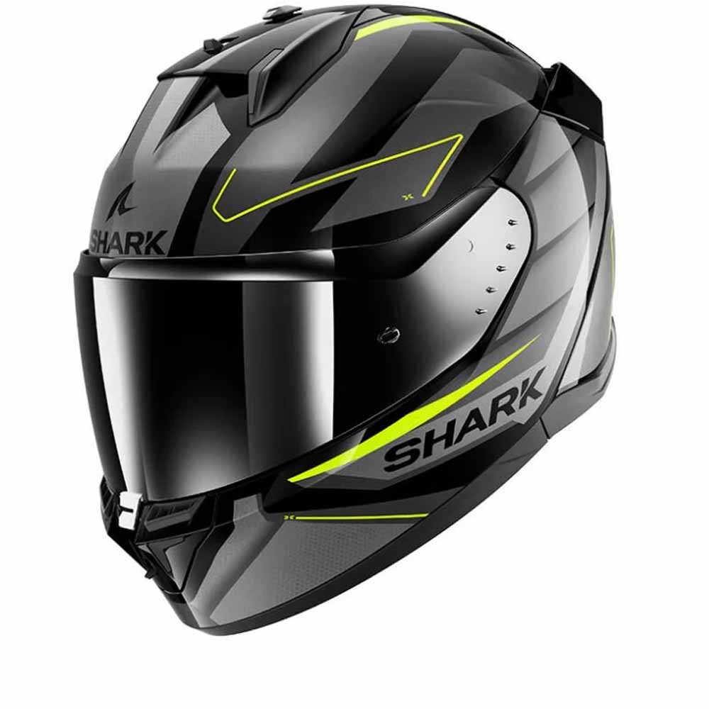 Image of Shark D-Skwal 3 Sizler Black Anthracite Yellow KAY Full Face Helmet Size 2XL ID 3664836681078