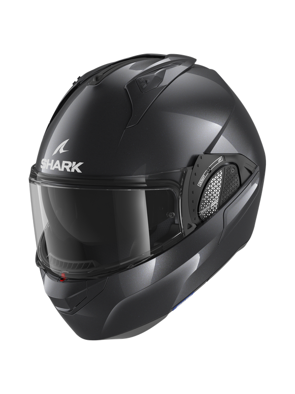Image of Shark Evo GT Blank Gun Metal A05 Modular Helmet Size S ID 3664836648538