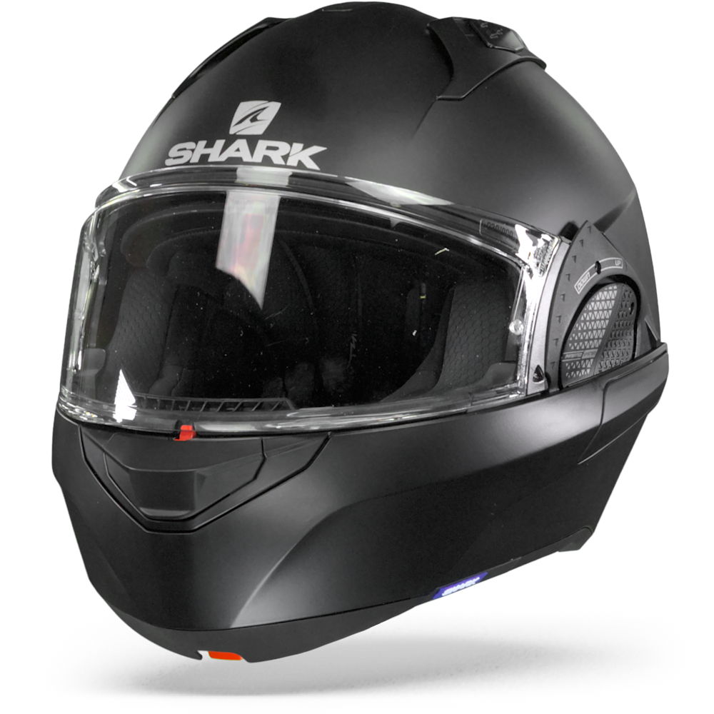Image of Shark Evo GT Blank Mat Black Modular Helmet Size XS ID 3664836486307
