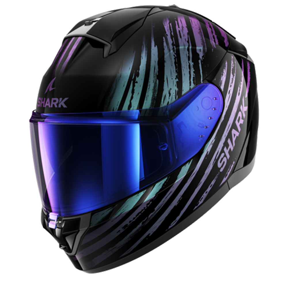 Image of Shark Ridill 2 Assya Black Glitter Black KXK Full Face Helmet Size 2XL EN
