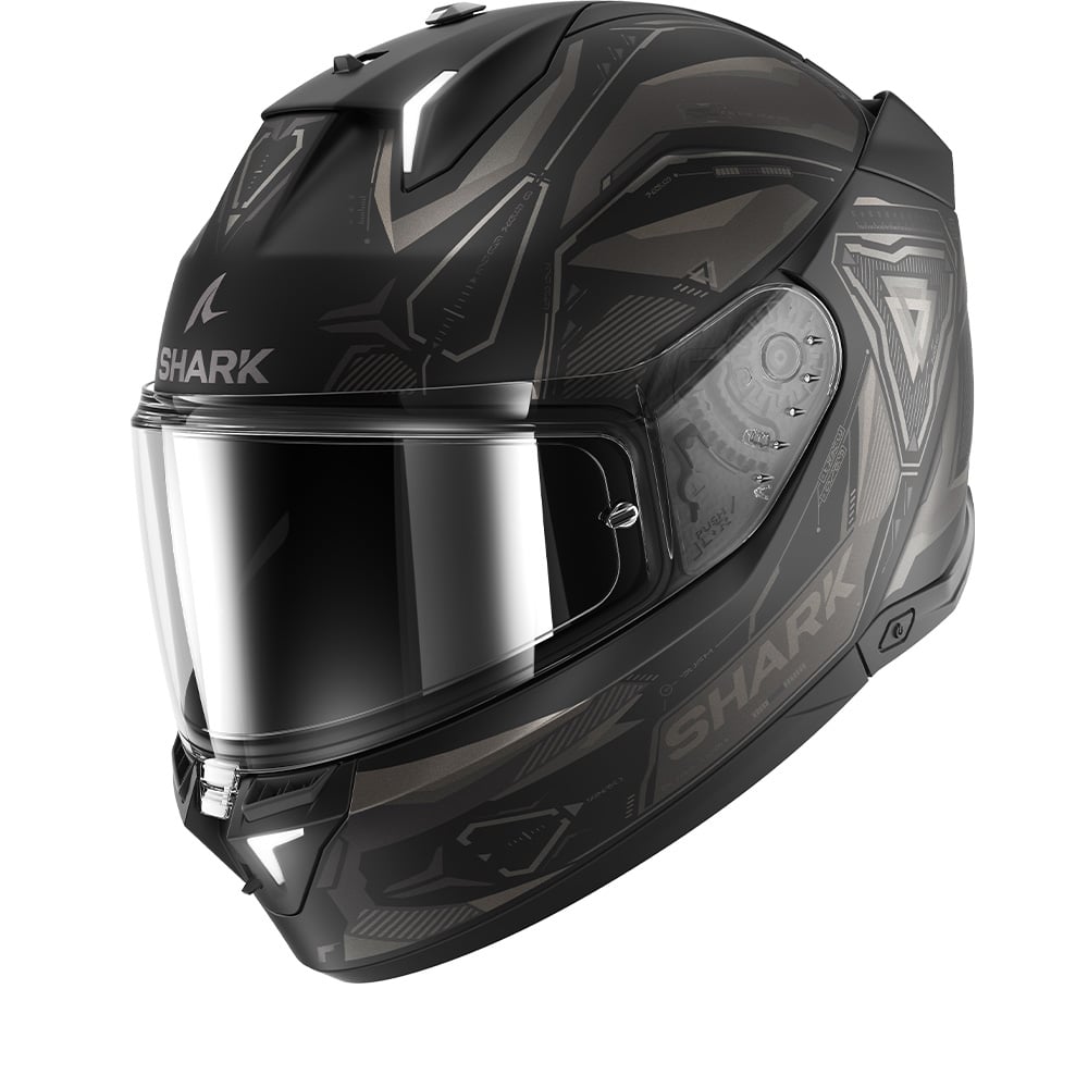 Image of Shark SKWAL i3 Linik Mat Black Anthracite Anthracite KAA Full Face Helmet Size 2XL ID 3664836680231