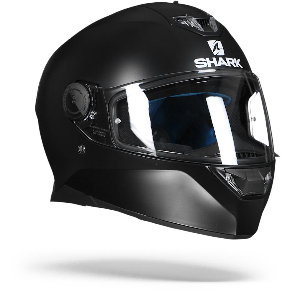 Image of Shark Skwal 2 Blank Matt Black KMA Full Face Helmet Size XS ID 3664836216485
