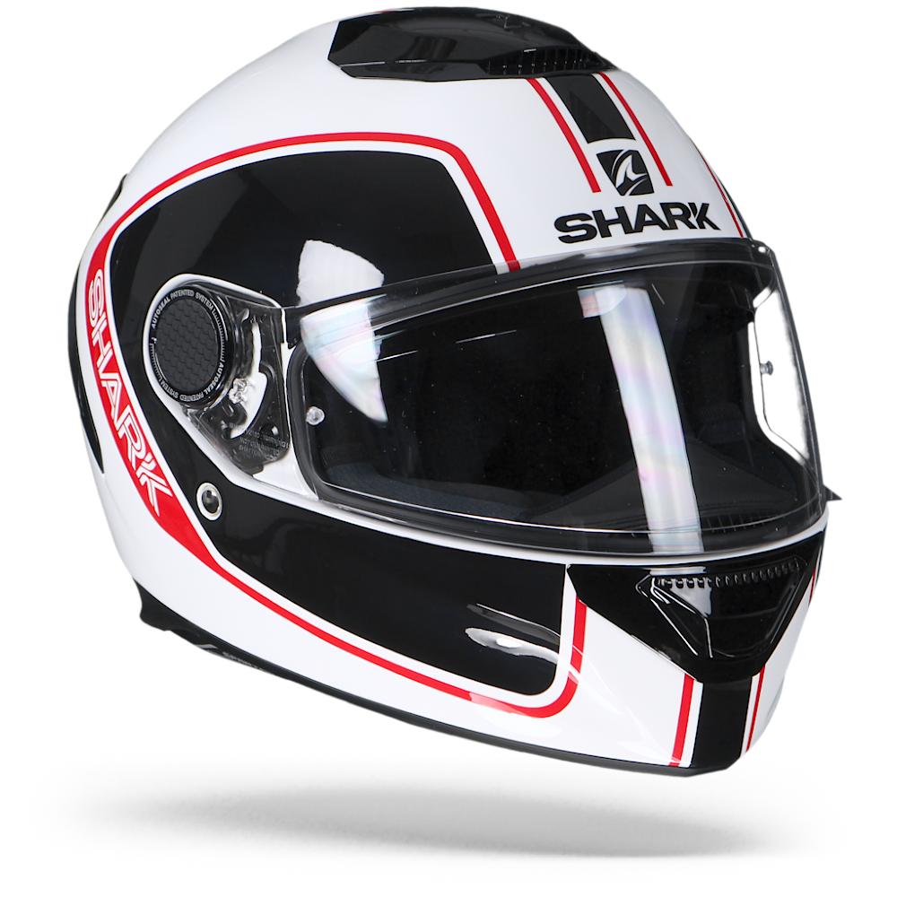 Image of Shark Spartan 12 Priona WKR Blanc Noir Rouge Casque Intégral Taille 2XL