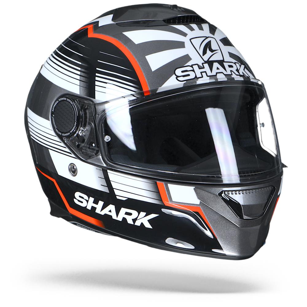 Image of Shark Spartan 12 Zarco Malaysian GP AWR Anthracite White Red Full Face Helmet Size 2XL ID 3664836106144